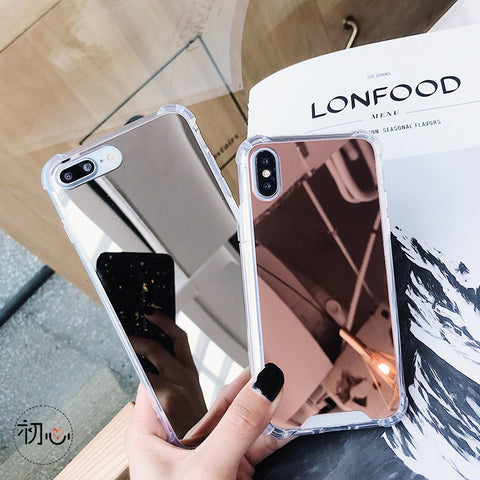 Image of Gasbag Drop Proof Mirror Case for iphone XR 7 8 XS MAX XSmax