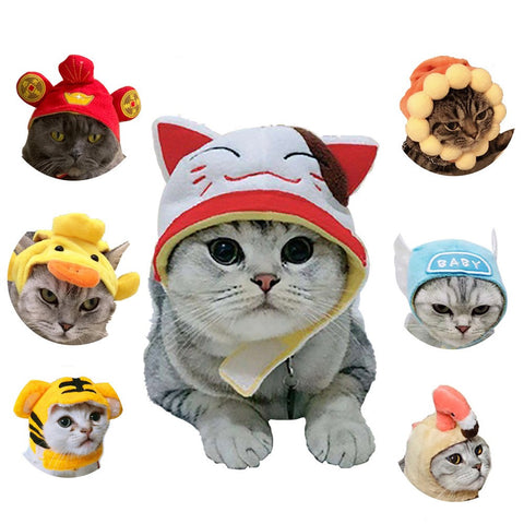 Image of Cotton Pet Hat Decorative Party Pet Cap