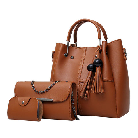 Image of Women 3Pcs Shoulder Handbag