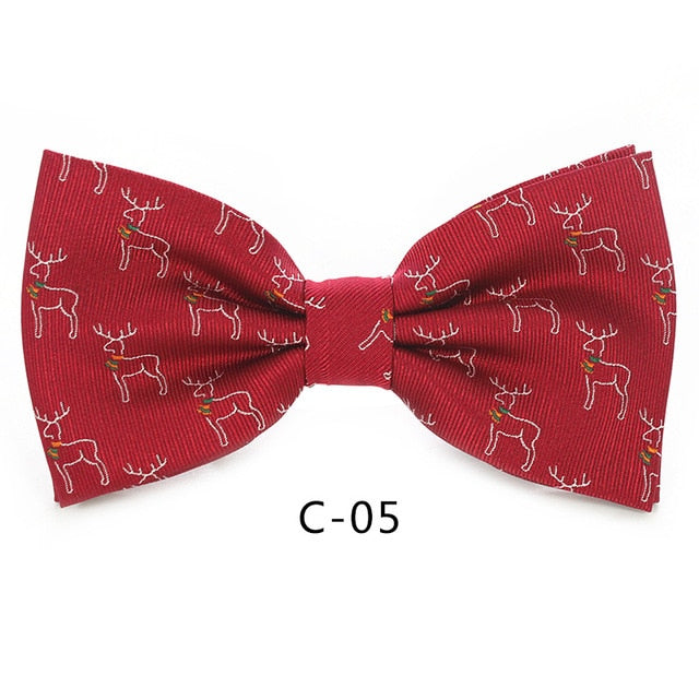 Christmas Bow Ties for Mens Shirt  Snowflake Christmas