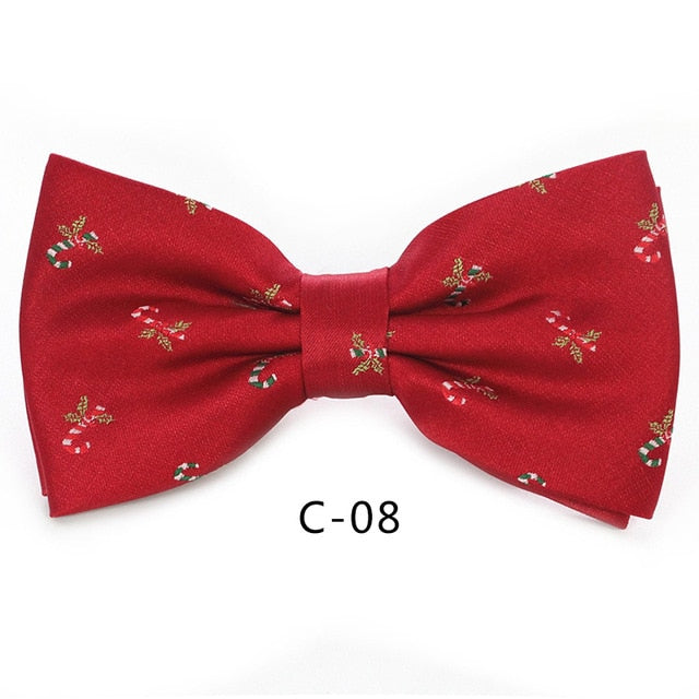 Christmas Bow Ties for Mens Shirt  Snowflake Christmas
