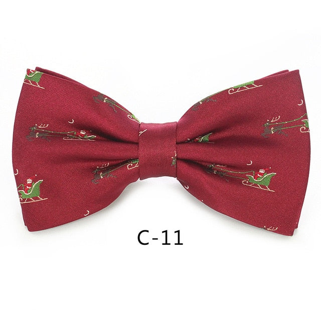 Christmas Bow Ties for Mens Shirt  Snowflake Christmas
