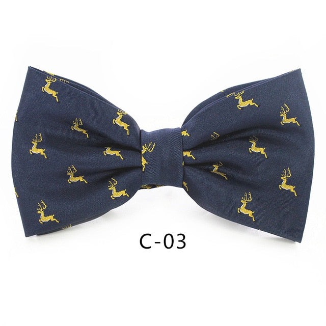 Christmas Bow Ties for Mens Shirt  Snowflake Christmas