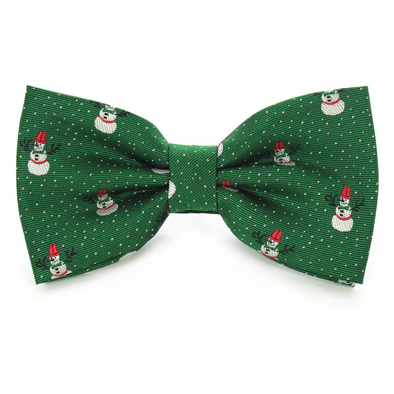 Christmas Bow Ties for Mens Shirt  Snowflake Christmas