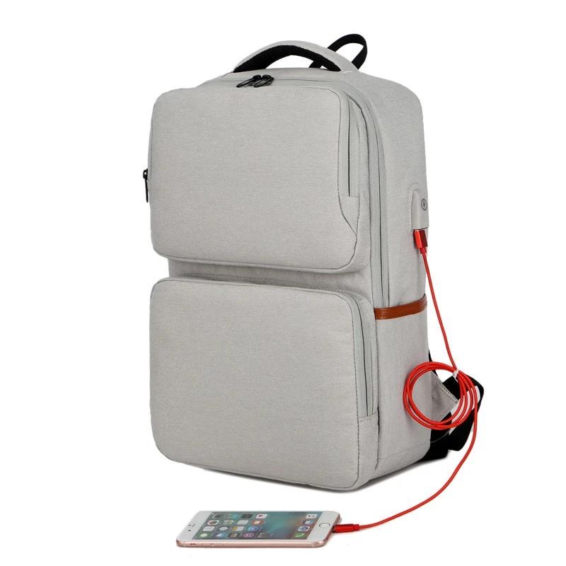 15.6 inch USB Charge Backpack Waterproof Laptop Backpack