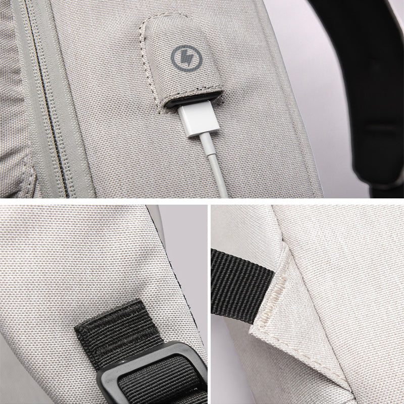 15.6 inch USB Charge Backpack Waterproof Laptop Backpack