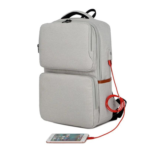 Image of 15.6 inch USB Charge Backpack Waterproof Laptop Backpack