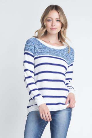 Image of Women's Stripe Knit Sweater