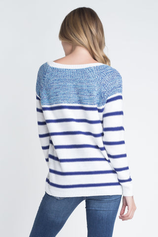 Women's Stripe Knit Sweater
