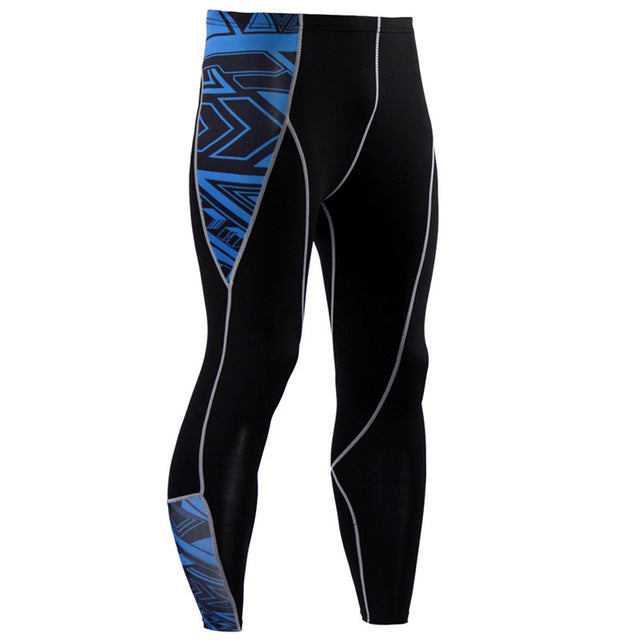 Men Running Sport Compression t shirt Pants Suits Jogging  Leggings