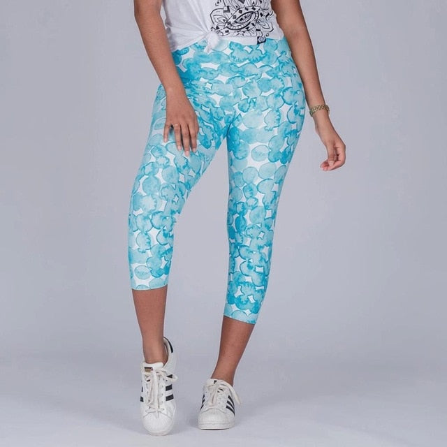 Elastic Force Polyester Sporting Skinny Leggings