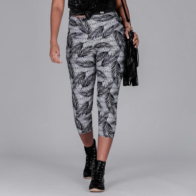 Elastic Force Polyester Sporting Skinny Leggings