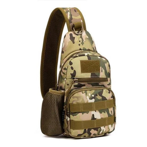 Image of Popular men's bags tactics  chest backpack high grade  tourism waterproof