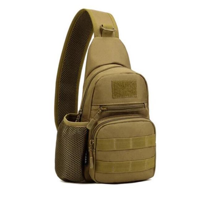 Popular men's bags tactics  chest backpack high grade  tourism waterproof