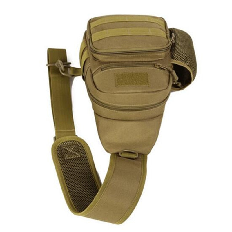 Popular men's bags tactics  chest backpack high grade  tourism waterproof