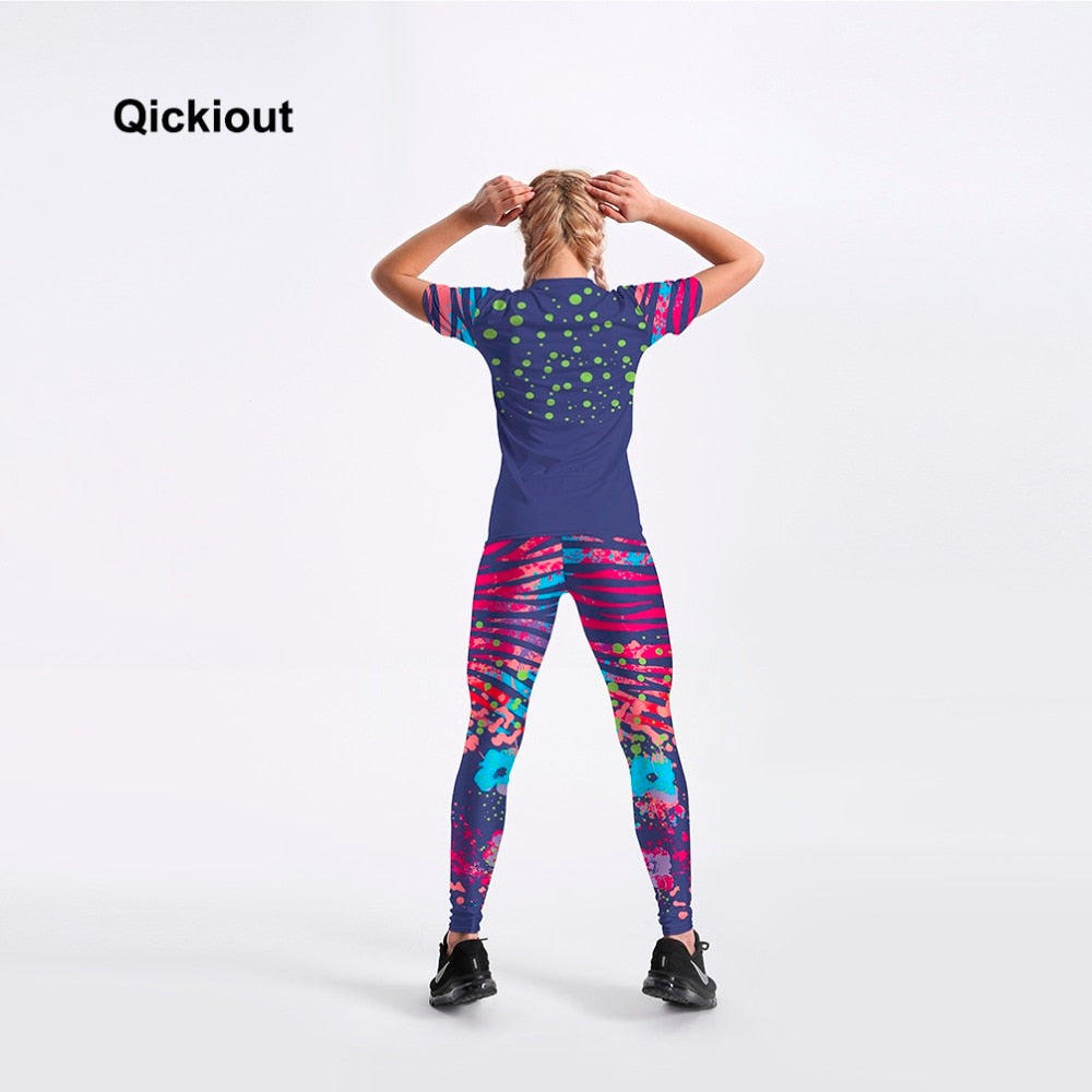 Women Shirt long pants Pie red zebra pattern Bright color