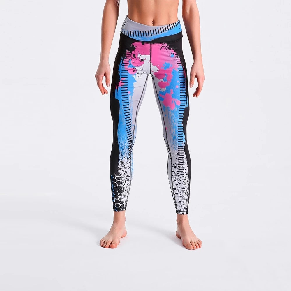 New Pants Digital stripe stitching Print