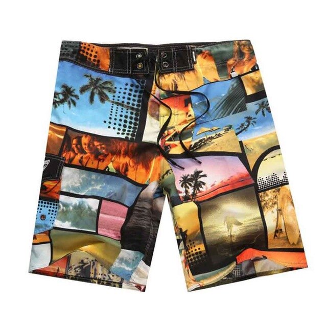 Fashion Printed Board Shorts Men/Beach Short Male Swimwear