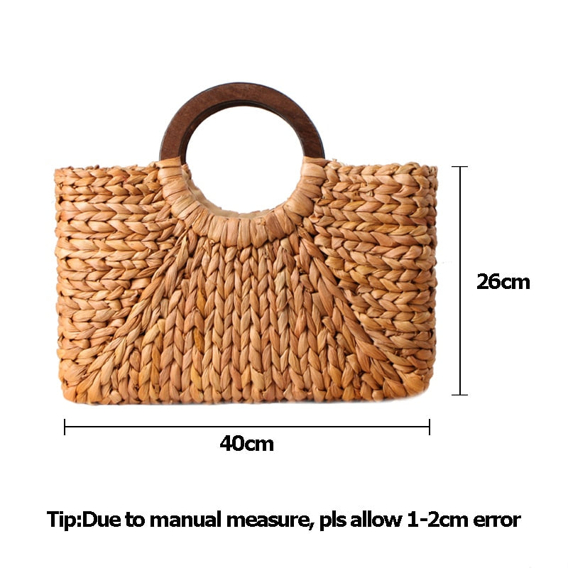 Women Rattan Handbag