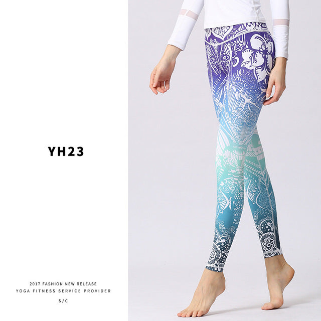 Women Yoga Pants Printed