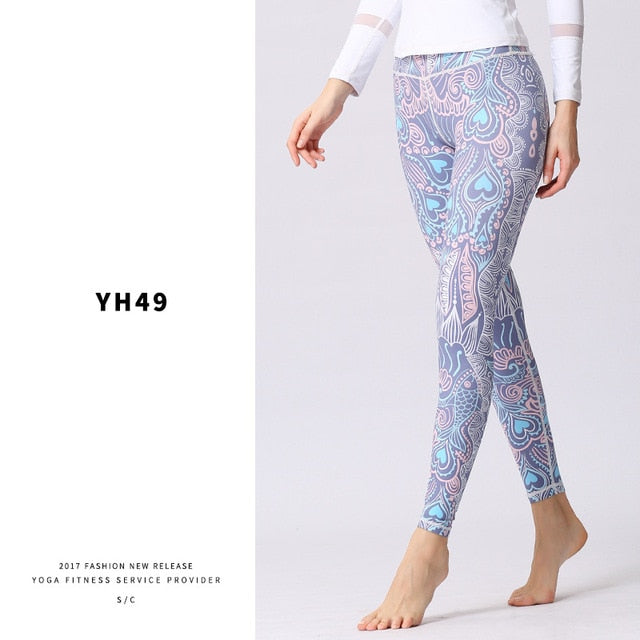 Women Yoga Pants Printed