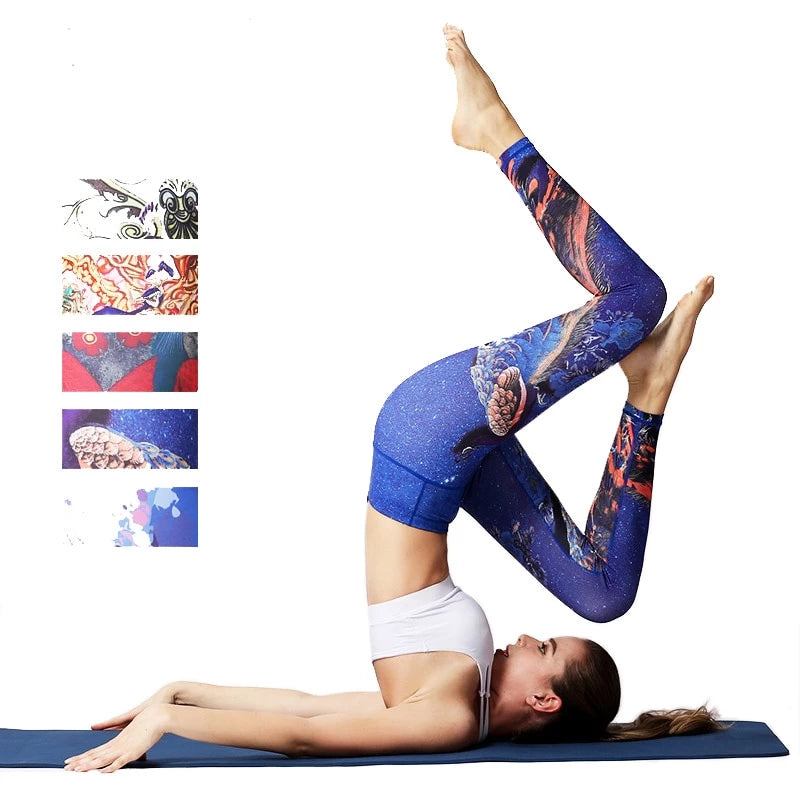 Women Yoga Pants Printed