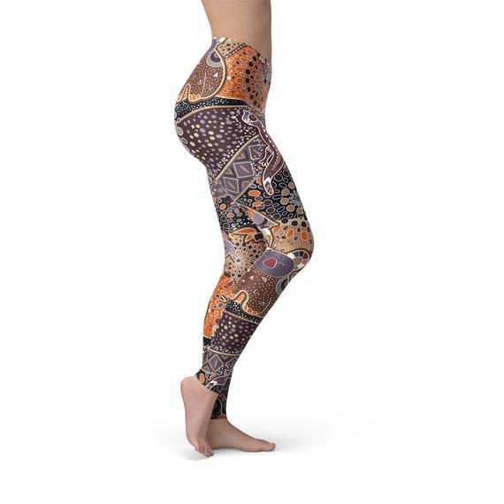 Aboriginal Dreamtime Leggings