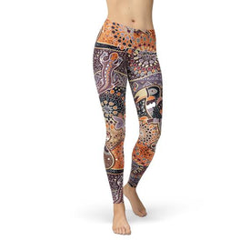 Aboriginal Dreamtime Leggings
