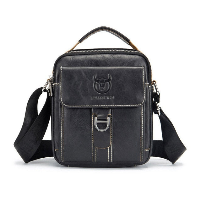 Genuine Leather Casual Multifunction Man Bag