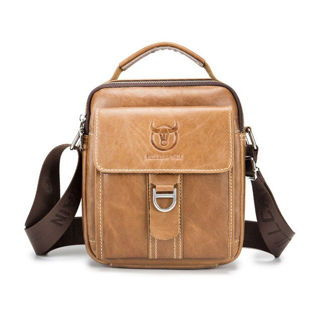 Genuine Leather Casual Multifunction Man Bag