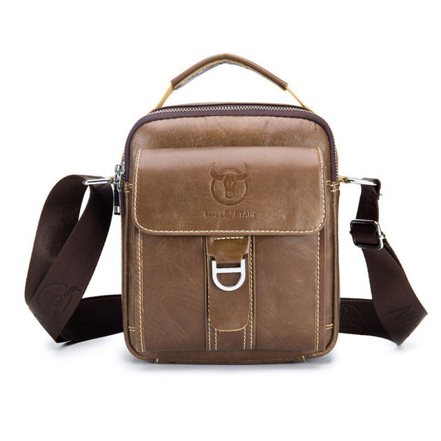 Genuine Leather Casual Multifunction Man Bag