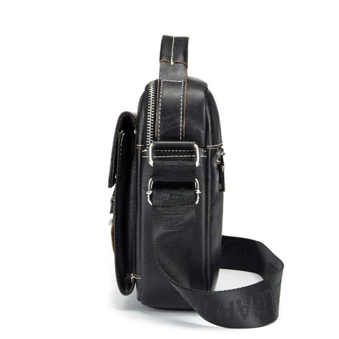Image of Genuine Leather Casual Multifunction Man Bag