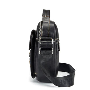 Genuine Leather Casual Multifunction Man Bag