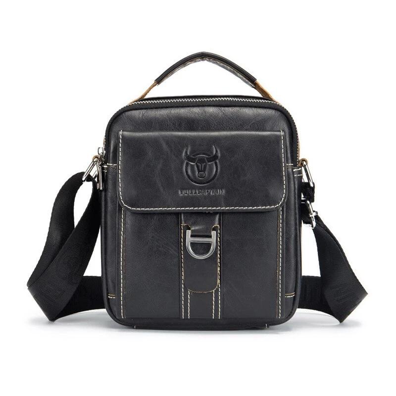 Genuine Leather Casual Multifunction Man Bag