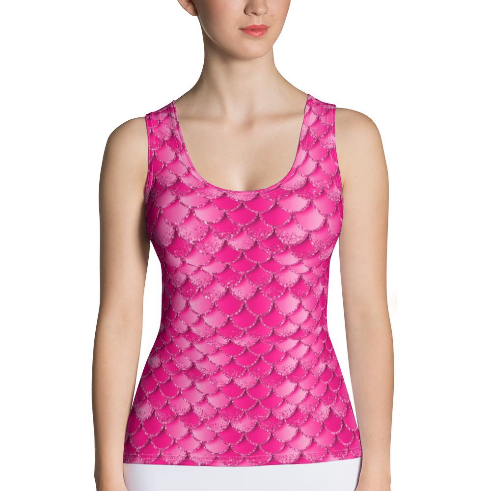 Pink Mermaid Tank Top