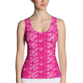 Pink Mermaid Tank Top