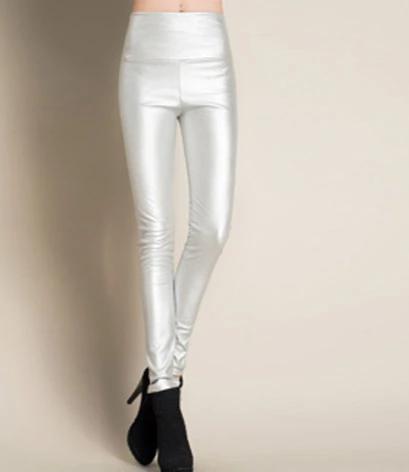 Winter Women Thin Leather Pants
