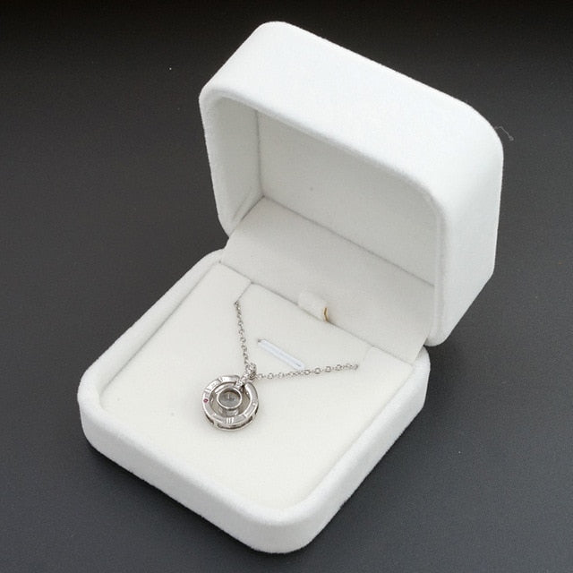 I Love You Projection Pendant