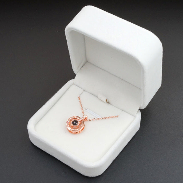 I Love You Projection Pendant