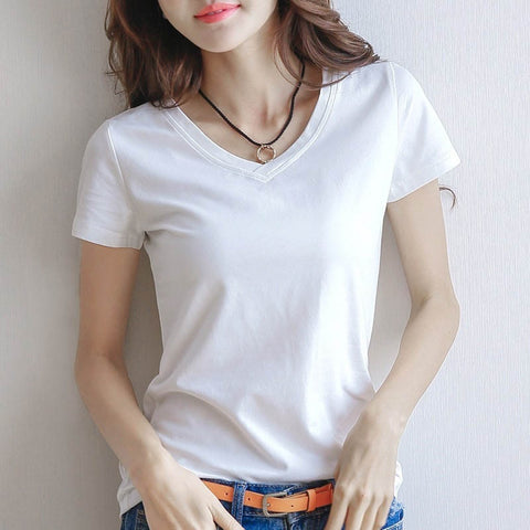 Image of Women Cotton T-shirt