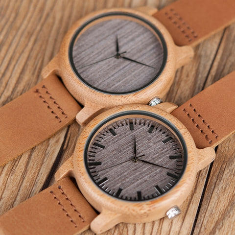 Image of Watches With Leather Bands for Women/Men