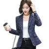 Comfortable High-quality Plaid Jacket with Pocket