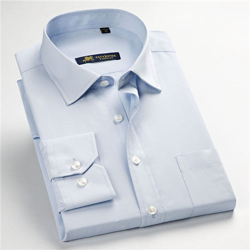 High quality classic twill business long sleeve shirt