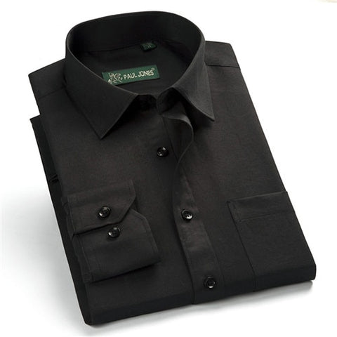 Image of High quality classic twill business long sleeve shirt