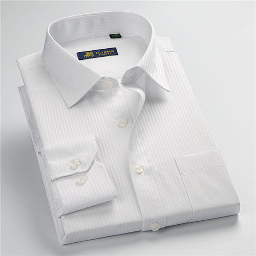 High quality classic twill business long sleeve shirt
