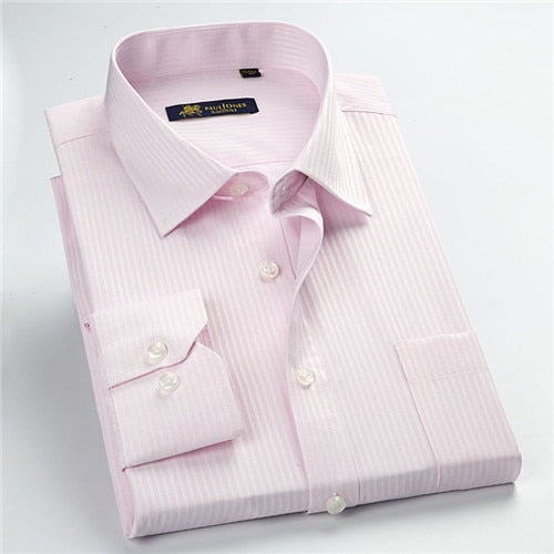 High quality classic twill business long sleeve shirt