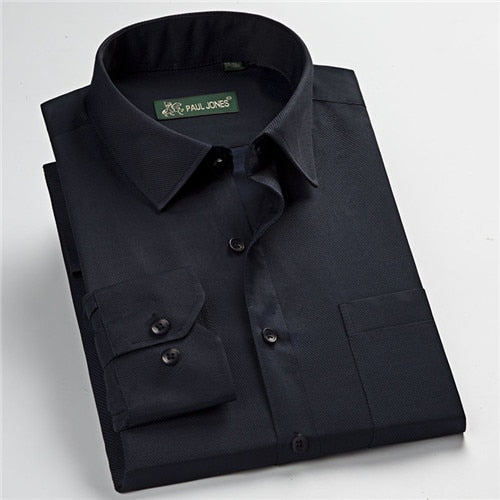 High quality classic twill business long sleeve shirt