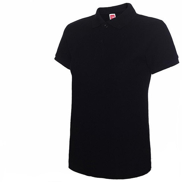 Women Short Sleeve Slim Polos