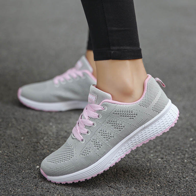 Woman Sneakers White Platform