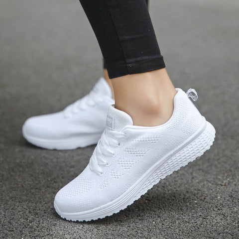 Image of Woman Sneakers White Platform